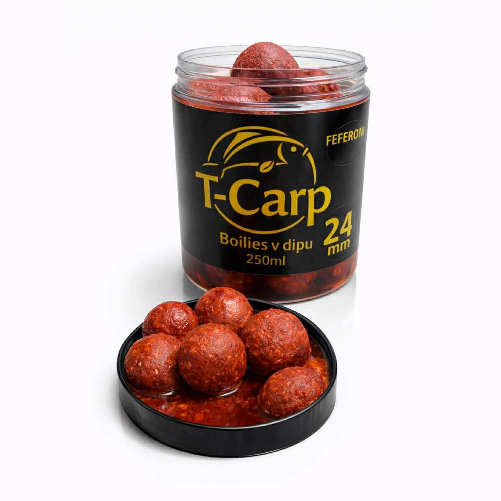 Boilies v dipu Feferony